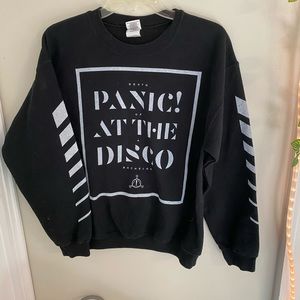 black panic at the disco merch crewneck